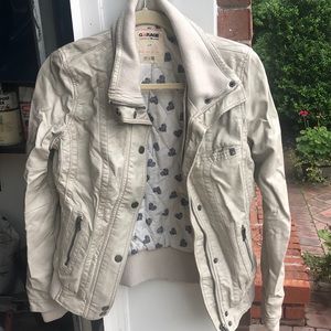 Garage Leather Bomber